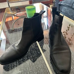COPY - Everyday black booties genuine leather